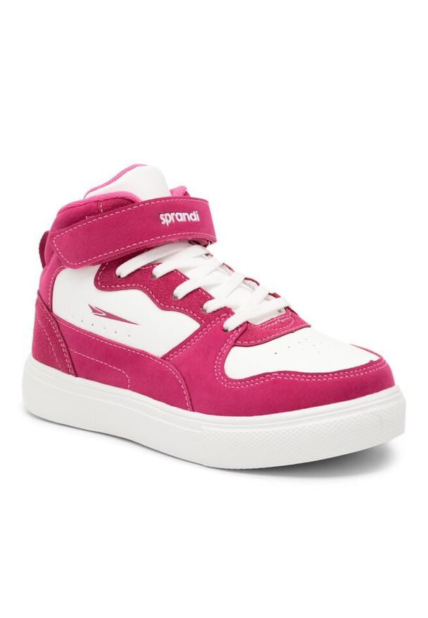 Sneakersy Sprandi. Kolor: różowy