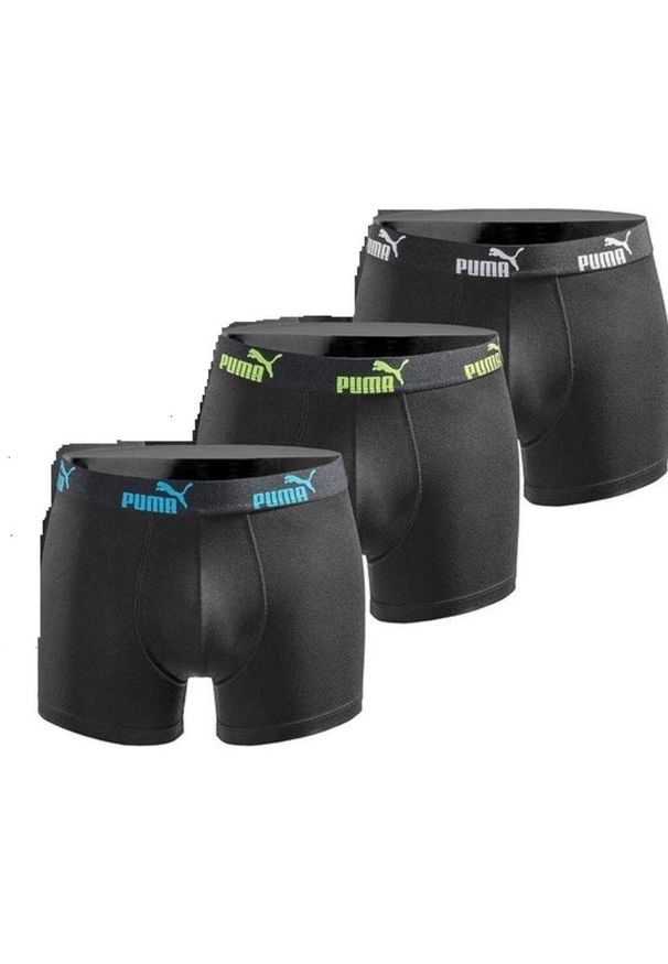 Bokserki majtki męskie Puma Boxershorts 6-pak bawełniane. Kolor: czarny. Materiał: bawełna. Długość: krótkie. Sezon: lato