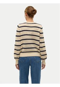 Vero Moda Kardigan Amazing 10319138 Beżowy Regular Fit. Kolor: beżowy. Materiał: syntetyk