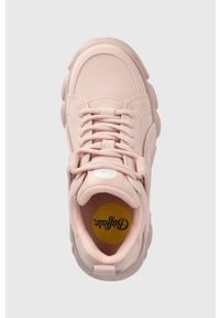 Buffalo buty Cld Corin kolor różowy. Zapięcie: sznurówki. Kolor: różowy. Materiał: guma. Obcas: na platformie #5
