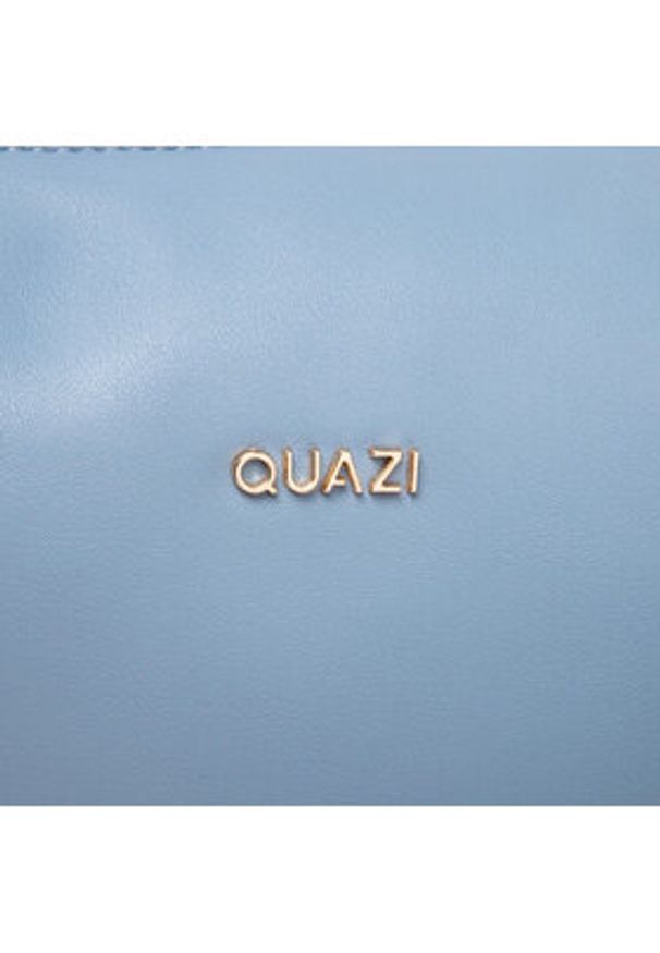 QUAZI Torebka MQH-J-036-90-01 Błękitny. Kolor: niebieski. Materiał: skórzane