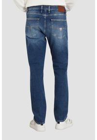 Guess - GUESS Granatowe męskie spodnie jeansowe Angels, Rozmiar 33/34. Kolor: niebieski #2