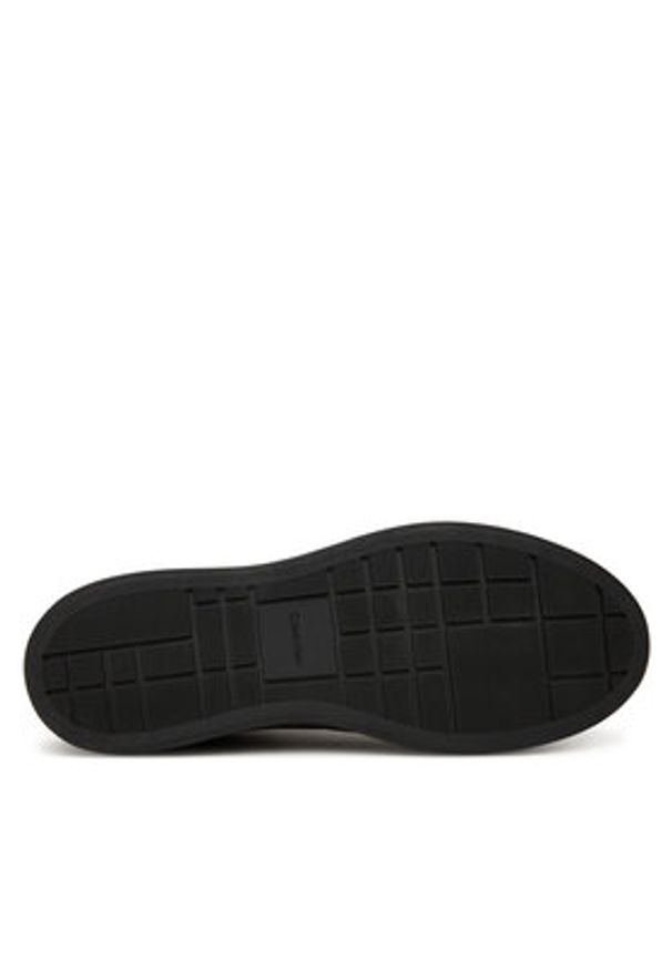 Calvin Klein Sneakersy Basket Cupsole Laceup Lth Ml YW0YW01945 Czarny. Kolor: czarny. Materiał: skóra