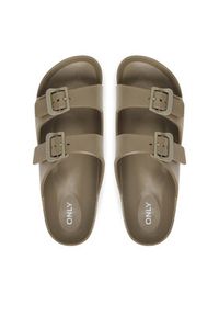 ONLY Shoes Klapki Onlcristy 15316868 Brązowy. Kolor: brązowy #6