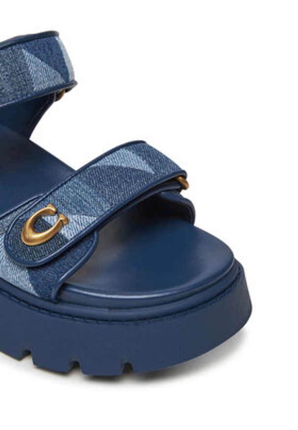 Coach Sandały Brynn CAR59 Niebieski. Kolor: niebieski. Materiał: materiał