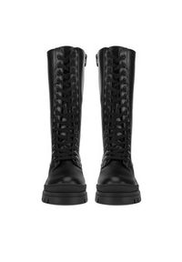 Jenny Fairy Kozaki WYL3909-1 Czarny. Kolor: czarny. Materiał: materiał #2