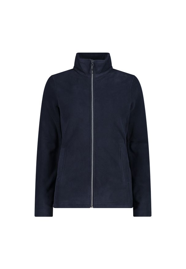 Polar damski zapinany na zamek CMP Arctic. Kolor: niebieski, wielokolorowy, czarny. Materiał: polar. Sport: turystyka piesza