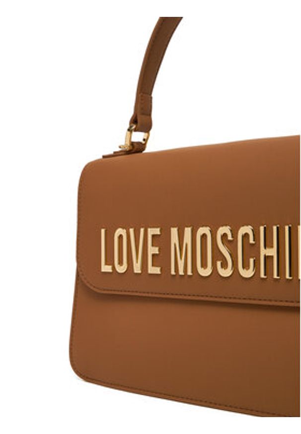 Love Moschino - LOVE MOSCHINO Torebka JC4032PP1MKD0201 Brązowy. Kolor: brązowy. Materiał: skórzane