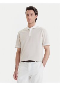 Bugatti Polo 8150-75112C Écru Regular Fit. Typ kołnierza: polo. Materiał: bawełna #1