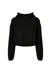 Bluza damska z kapturem Urban Classics oversized. Typ kołnierza: kaptur. Kolor: czarny. Długość rękawa: długi rękaw. Długość: długie #1