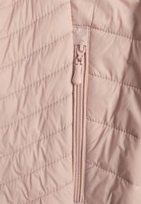 Born2be - Beżowa Przejściowa Kurtka Pikowana z Odpinanym Kapturem Edrelith. Okazja: na co dzień. Kolor: beżowy. Materiał: jeans, nylon. Styl: casual #7