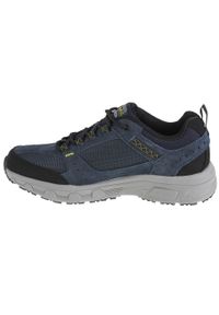 skechers - Buty trekkingowe męskie, Skechers Oak Canyon. Kolor: niebieski. Materiał: zamsz, materiał