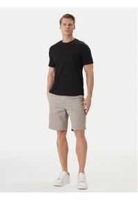 Calvin Klein Szorty materiałowe LV04LB600G Khaki Regular Fit. Kolor: brązowy. Materiał: bawełna #5