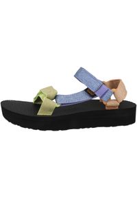 Buty do chodzenia damskie Teva Midform Universal. Zapięcie: rzepy. Kolor: niebieski. Materiał: guma, materiał, tkanina, syntetyk. Sport: turystyka piesza