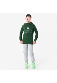 TARMAK - Bluza z kapturem do koszykówki dla dzieci Tarmak NBA900 Boston Celtics. Typ kołnierza: kaptur. Kolor: zielony, biały, wielokolorowy. Materiał: tkanina, materiał. Sport: koszykówka