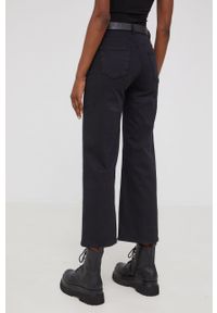 Answear Lab jeansy damskie high waist. Stan: podwyższony. Kolor: czarny. Styl: wakacyjny #3