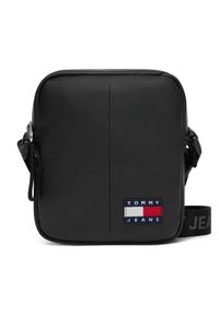 Tommy Jeans Saszetka Tjm Ess Daily Pu Reporter AM0AM13712 Czarny. Kolor: czarny. Materiał: skóra