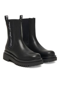 Versace Jeans Couture Sztyblety 79VA3S60 Czarny. Kolor: czarny. Materiał: skóra #6