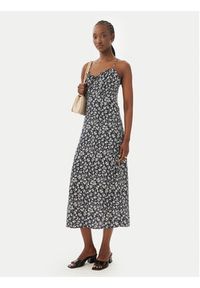 only - ONLY Sukienka letnia Nelly 15322844 Granatowy Regular Fit. Kolor: niebieski. Materiał: wiskoza. Sezon: lato #2