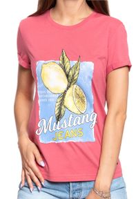 Mustang - MUSTANG T SHIRT DAMSKI Alina C Print 1009413 8271. Wzór: nadruk #9