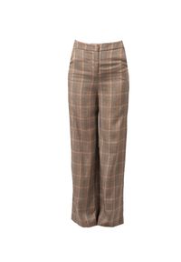 Pinko Spodnie "Barile" | 101013 8277 | Kobieta | Brązowy. Okazja: na co dzień. Stan: podwyższony. Kolor: brązowy. Materiał: wiskoza. Styl: retro, casual, klasyczny