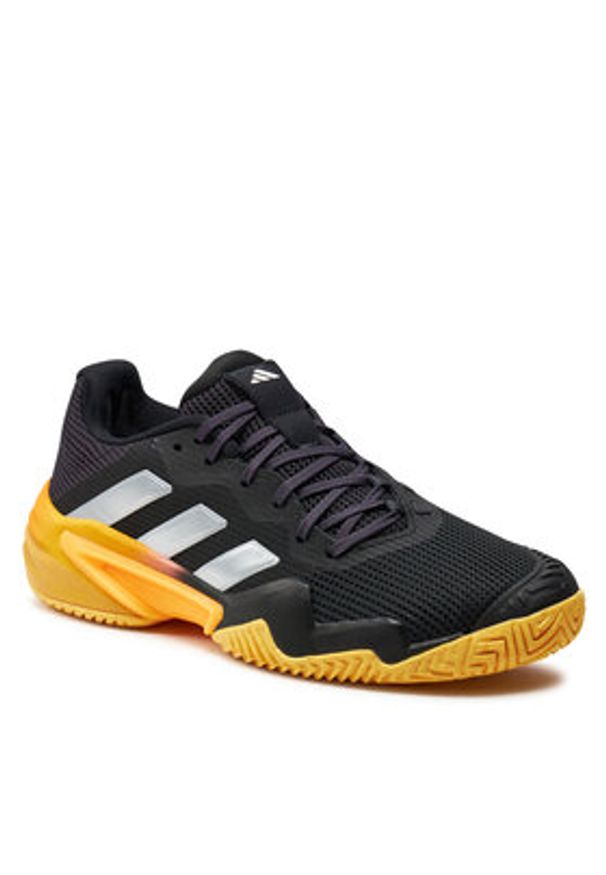 Adidas - adidas Buty do tenisa Barricade 13 Tennis IF0467 Czarny. Kolor: czarny, fioletowy. Materiał: mesh, materiał. Sport: tenis