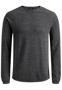 Jack & Jones - Jack&Jones Sweter Hill 12157321 Szary Regular Fit. Kolor: szary. Materiał: bawełna #3
