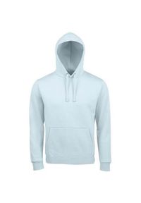 SOL'S - Męska Bluza Z Kapturem Spencer. Typ kołnierza: kaptur. Kolor: niebieski