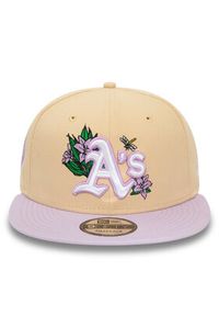 New Era Czapka z daszkiem Mlb Floral 950 Athletics 60503502 Beżowy. Kolor: beżowy. Materiał: materiał