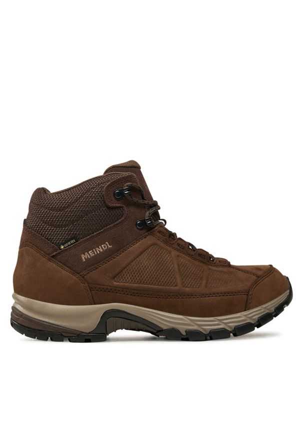 MEINDL - Meindl Trekkingi Orlando Mid GTX Gore-Tex 5566/46 Brązowy. Kolor: brązowy. Materiał: nubuk, skóra. Technologia: Gore-Tex. Sport: turystyka piesza