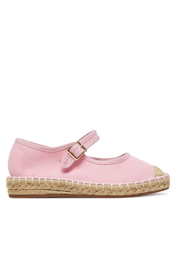 DeeZee Espadryle Q88-512-1 Różowy. Kolor: różowy. Materiał: materiał