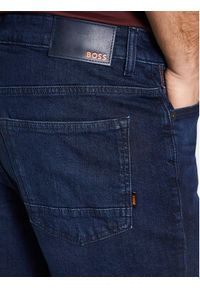 BOSS - Boss Szorty jeansowe Delaware 50488618 Granatowy Slim Fit. Kolor: niebieski. Materiał: jeans, bawełna #5