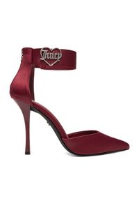 Juicy Couture Szpilki EO-LH24018-2A Bordowy. Kolor: czerwony. Materiał: materiał. Obcas: na szpilce