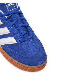 Adidas - adidas Buty halowe Spezialist JH8776 Granatowy. Kolor: niebieski. Materiał: skóra, zamsz