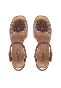 Laura Vita Sandały Noao 01 Brązowy. Kolor: brązowy. Materiał: skóra, zamsz #4