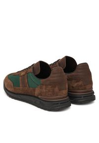 Polo Ralph Lauren Sneakersy 809974046001 Brązowy. Kolor: brązowy. Materiał: zamsz, skóra