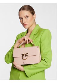 Pinko Torebka Love One Classic Light PE 23 PLTT 100072 A0F1 Różowy. Kolor: różowy. Materiał: skórzane #5