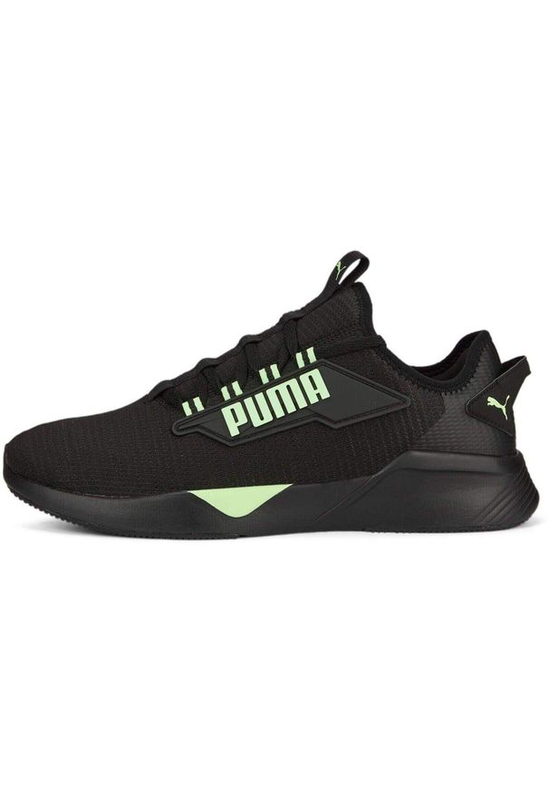 Puma - Buty do biegania męskie PUMA Retaliate 2. Kolor: wielokolorowy, czarny, zielony. Materiał: guma, materiał, tkanina, syntetyk
