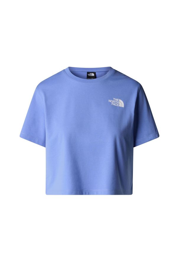 The North Face Koszulka Simple Dome Cropped Slim Nf0A87U40Yi. Kolor: niebieski