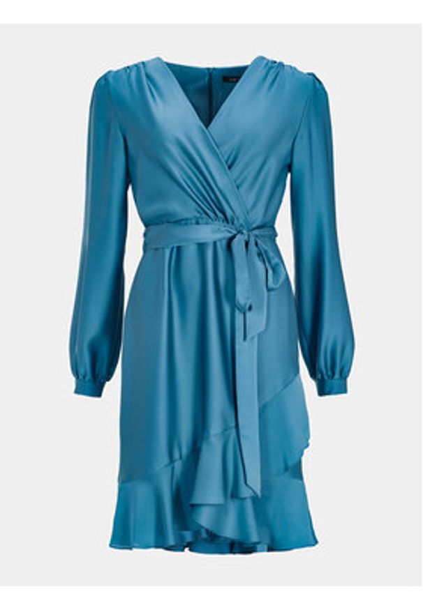 Swing Sukienka koktajlowa 5AG06500 Niebieski Regular Fit. Kolor: niebieski. Materiał: syntetyk. Styl: wizytowy