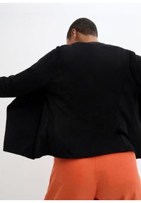 bonprix - Żakiet z dżerseju z mieszanki wiskozy. Kolor: czarny. Materiał: jersey, wiskoza. Długość rękawa: długi rękaw. Długość: długie #2