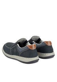 Rieker Półbuty 17360-15 Granatowy. Kolor: niebieski. Materiał: nubuk, skóra #7