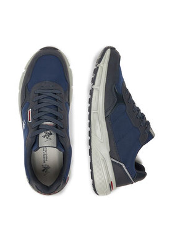 Beverly Hills Polo Club Sneakersy CEO-V5-MARCO Granatowy. Kolor: niebieski. Materiał: materiał