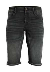 Jack & Jones - Jack&Jones Szorty jeansowe Scale 12223991 Czarny Regular Fit. Kolor: czarny. Materiał: bawełna #7