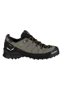 Buty Podejściowe Męskie Salewa Wildfire 2 Gtx. Kolor: brązowy, czarny, wielokolorowy. Materiał: syntetyk, materiał