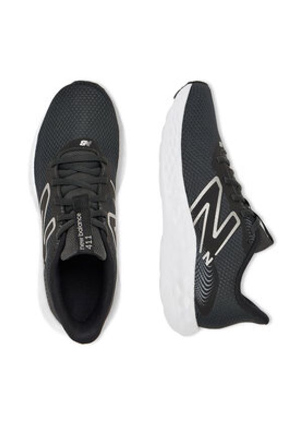New Balance Sneakersy W411LB3 Czarny. Kolor: czarny. Materiał: materiał
