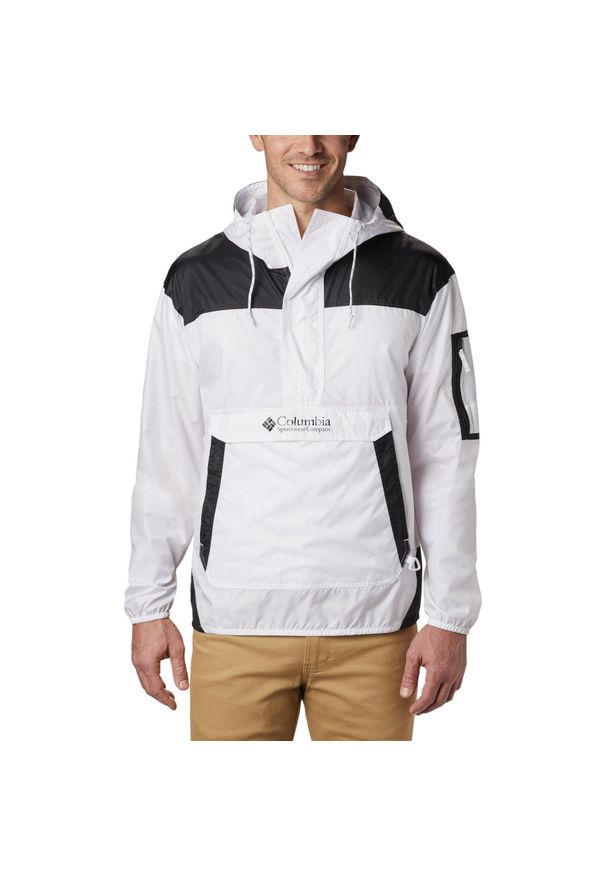 columbia - Kurtka Przejściowa Męska Columbia Challenger Windbreaker Anorak. Kolor: biały