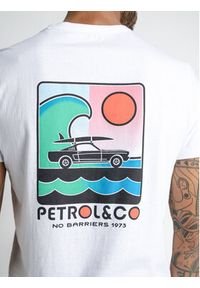 Petrol Industries T-Shirt M-1030-TSR686 Biały Regular Fit. Kolor: biały #6