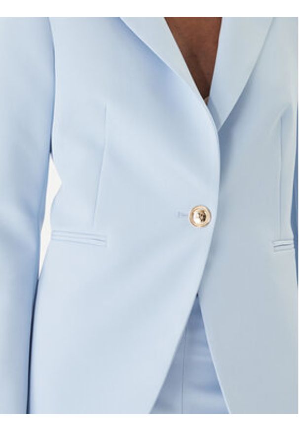 Rinascimento Marynarka CFC0128640003 Błękitny Regular Fit. Kolor: niebieski. Materiał: syntetyk