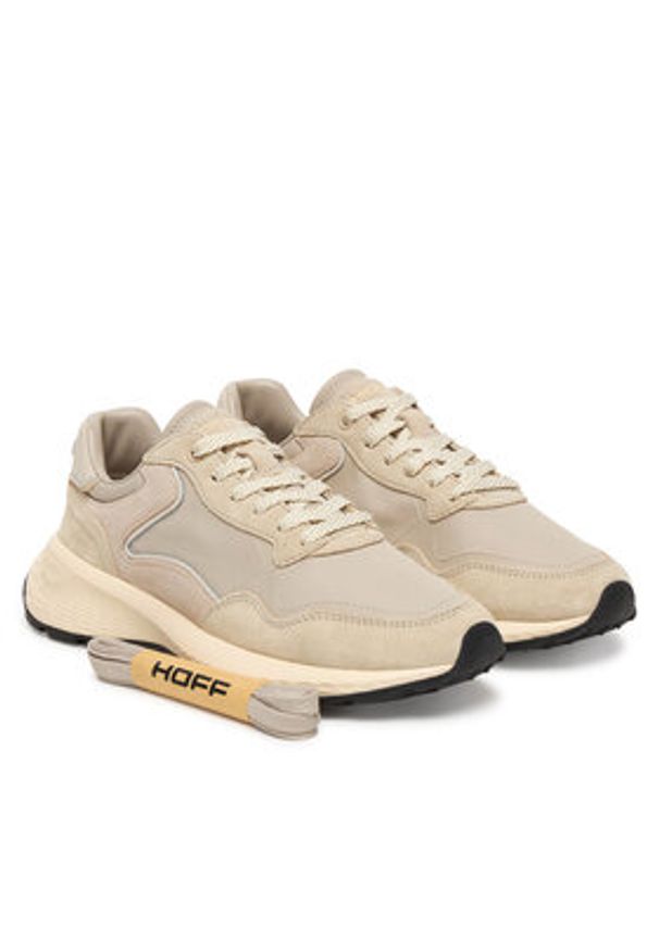 HOFF Sneakersy City MkII 22535403 Écru. Kolor: kremowy. Materiał: zamsz, skóra